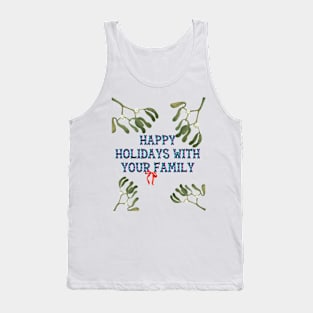 Christmas wishes santa familly Tank Top